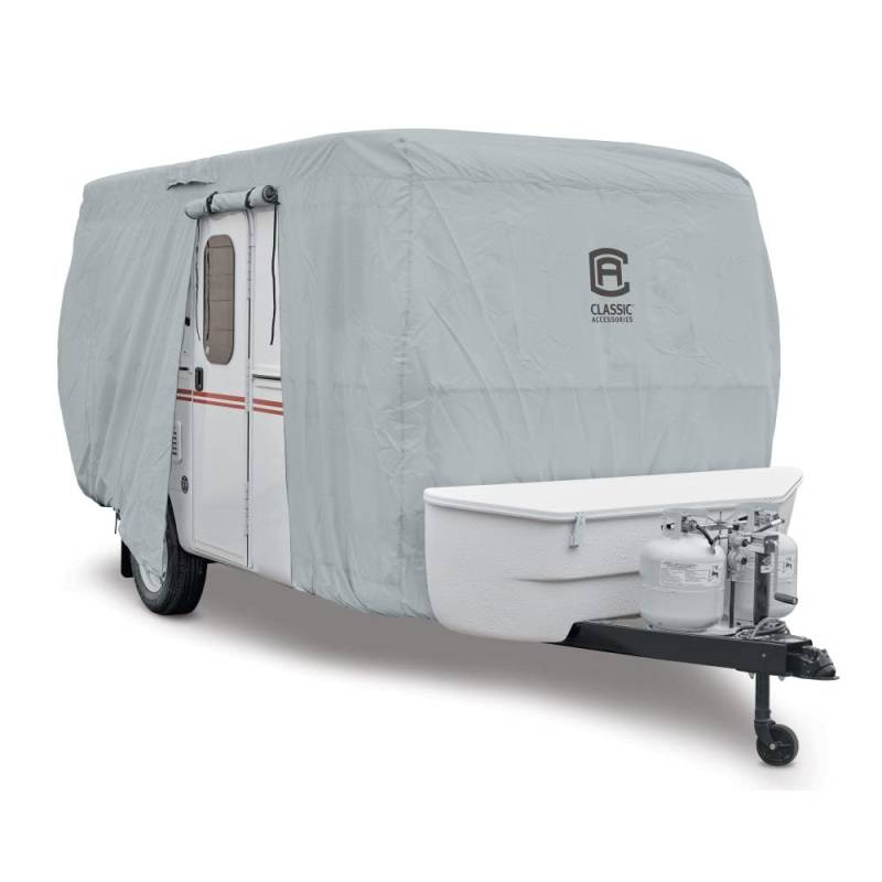 Classic Accessories - 80-408-151001-RT Over Drive PermaPRO Geformte Fiberglas-Reiseanhängerabdeckung, passend für Wohnmobile bis zu 3 m – 33 m von CLASSIC ACCESSORIES