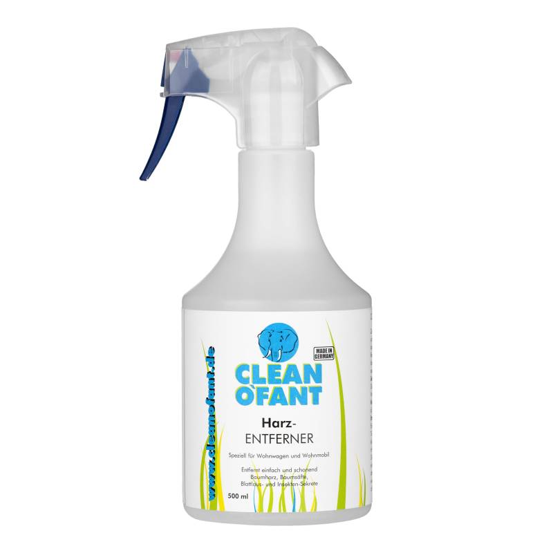 CLEANOFANT Harz Entferner | 500 ml | Außen Reiniger für Wohnwagen Wohnmobil Caravan zum Baumharz entfernen von CLEANOFANT