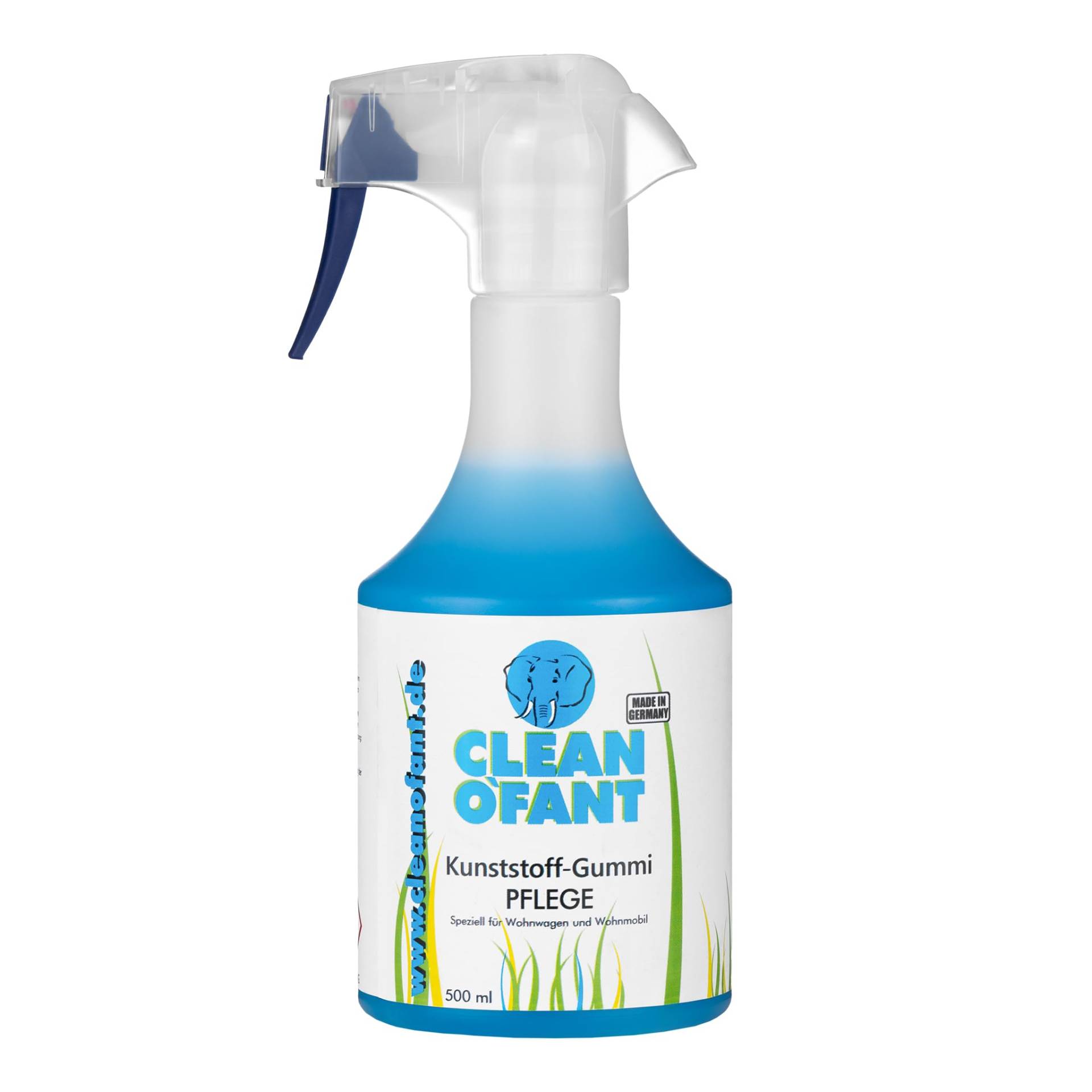 CLEANOFANT Kunststoff- & Gummi-Pflege | 500 ml | Kunststoffpflege Gummipflege für Wohnwagen Wohnmobil Caravan von CLEANOFANT