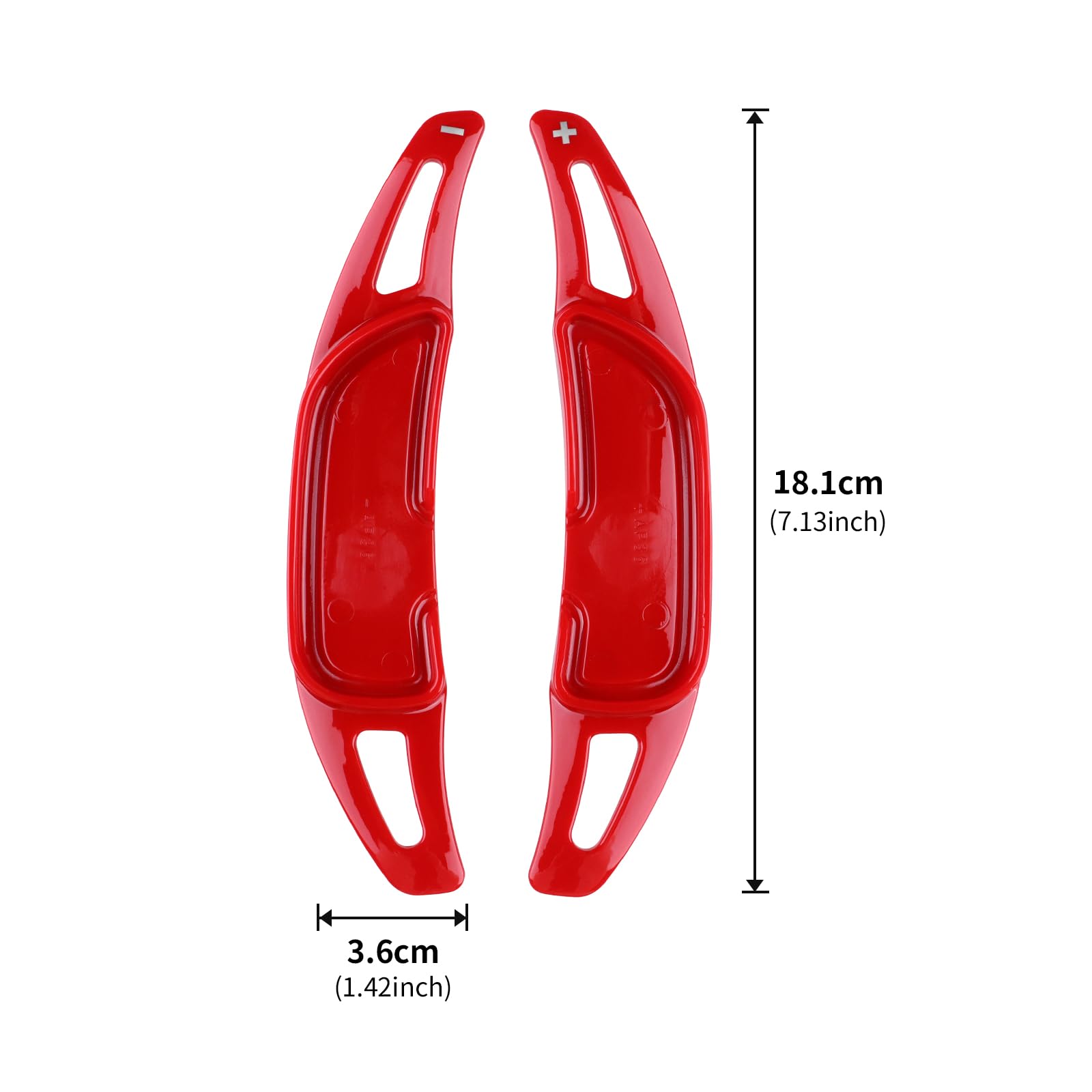 CLEEROUTION Für Mercedes Benz AMG A35 A45 A35L CLA35 CLA45 C43 C63 E43 S63 GLA35 G63 GLC43 GLS63 ABS Car Steering Wheel Paddles Innenausstattung Lenkrad-Paddles 2 Stück (Rosa) von CLEEROUTION
