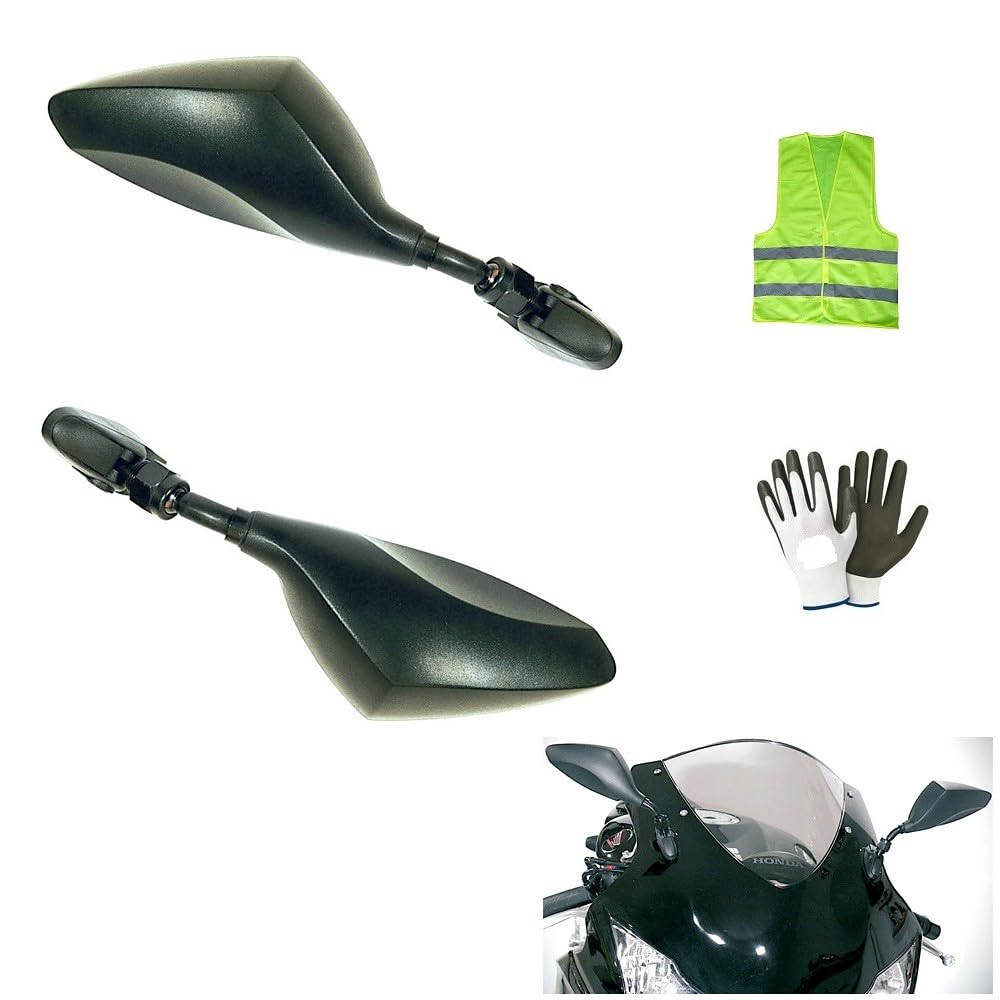 CLICK & GO KOMPATIBEL MIT Yamaha FJR 1300 Spiegel FÜR VERKLEIDTE MOTORRÄDER 1 Paar RECHTS+LINKER FERNSPIEGEL SCHWARZER Spiegel+M.6 MONTAGESATZ ENTHALTEN CLICK & GO KOMPATIBEL MIT Yamaha FJR 1300 Spiegel FÜR VERKLEIDTE MOTORRÄDER 1 Paar RECHTS+LINKER FERNSPIEGEL SCHWARZER Spiegel+M.6 MONTAGESATZ ENTHALTEN von CLICK & GO
