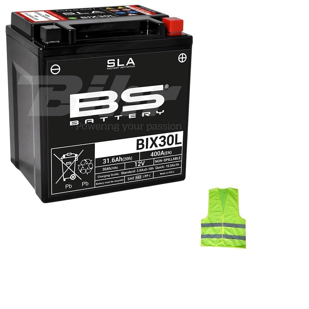 KOMPATIBEL MIT Harley Davidson FLTRXS Road Glide Special 1868 da Anno 2019 al 2021 Batterie YIX30L BS BIX30L SLA-30 AH Ampere 12 Volt BEREIT UND GELADEN FÜR DEN Einsatz 165X125X175MM KOMPATIBEL MIT Harley Davidson FLTRXS Road Glide Special 1868 da Anno 2019 al 2021 Batterie YIX30L BS BIX30L SLA-30 AH Ampere 12 Volt BEREIT UND GELADEN FÜR DEN Einsatz 165X125X175MM von CLICK & GO