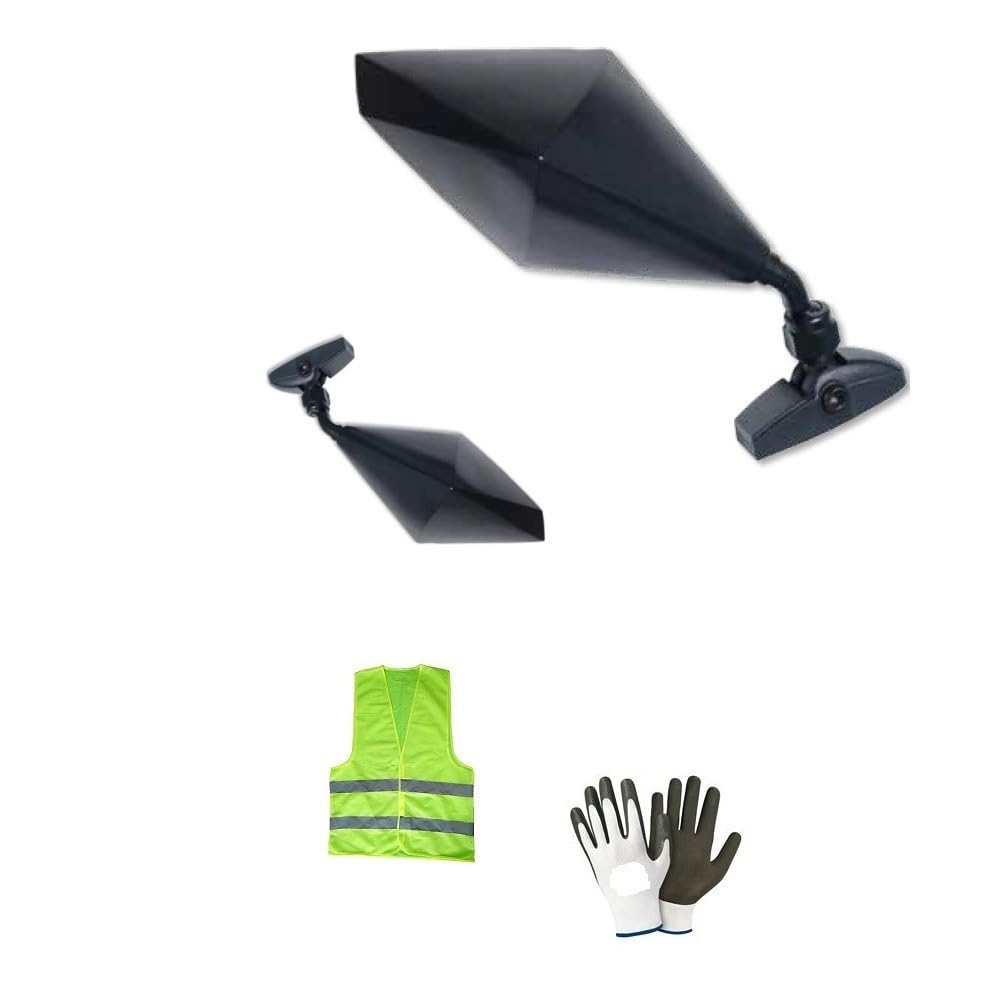KOMPATIBEL MIT Honda CBR 1100 XX Spiegel FÜR VERKLEIDTE MOTORRÄDER 1 Paar RECHTS+LINKER FERNSPIEGEL SCHWARZER Spiegel + M.6 MONTAGESATZ ENTHALTEN KOMPATIBEL MIT Honda CBR 1100 XX Spiegel FÜR VERKLEIDTE MOTORRÄDER 1 Paar RECHTS+LINKER FERNSPIEGEL SCHWARZER Spiegel + M.6 MONTAGESATZ ENTHALTEN von CLICK & GO