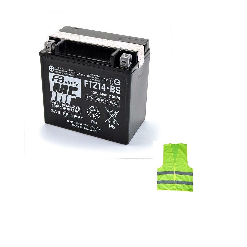 KOMPATIBEL MIT Kawasaki ZZR 1200 pro Jahr dal 2002 al 2005 Schlagzeug FTZ14-BS FURUKAWA Batterie BEREIT UND GELADEN GELIEFERT. 14 AH Ampere 12 Volt 150X87X145MM BATTERIEN KOMPATIBEL MIT Kawasaki ZZR 1200 pro Jahr dal 2002 al 2005 Schlagzeug FTZ14-BS FURUKAWA Batterie BEREIT UND GELADEN GELIEFERT. 14 AH Ampere 12 Volt 150X87X145MM BATTERIEN von CLICK & GO