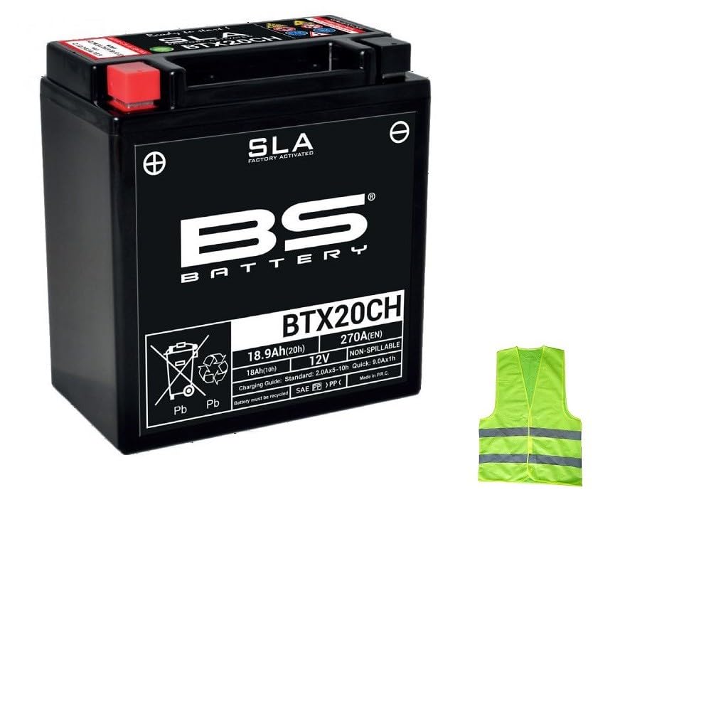 KOMPATIBEL MIT Peugeot Metropolis 400 da Jahr 2013 al 2019 Batterie YTX20CH BS BEREITS BEREIT UND FÜR DEN Gebrauch AUFGELADEN AKTIVE BATTERIEN 18 AH Ampere 12V 150X87X161MM KOMPATIBEL MIT Peugeot Metropolis 400 da Jahr 2013 al 2019 Batterie YTX20CH BS BEREITS BEREIT UND FÜR DEN Gebrauch AUFGELADEN AKTIVE BATTERIEN 18 AH Ampere 12V 150X87X161MM von CLICK & GO