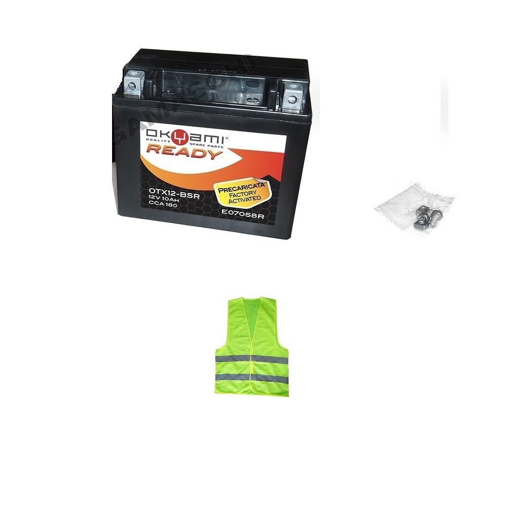 KOMPATIBEL MIT Quadro Quadro D - Quadro 3 350 für Jahr 2012 al 2020 Batterie YTX12-BS OKYAMI OTX12-BSR GELADEN UND BEREIT ZU VERWENDEN BATTERIEN AKTIVE 10 AH Ampere 12 Volt 150X87X130MM KOMPATIBEL MIT Quadro Quadro D - Quadro 3 350 für Jahr 2012 al 2020 Batterie YTX12-BS OKYAMI OTX12-BSR GELADEN UND BEREIT ZU VERWENDEN BATTERIEN AKTIVE 10 AH Ampere 12 Volt 150X87X130MM von CLICK & GO