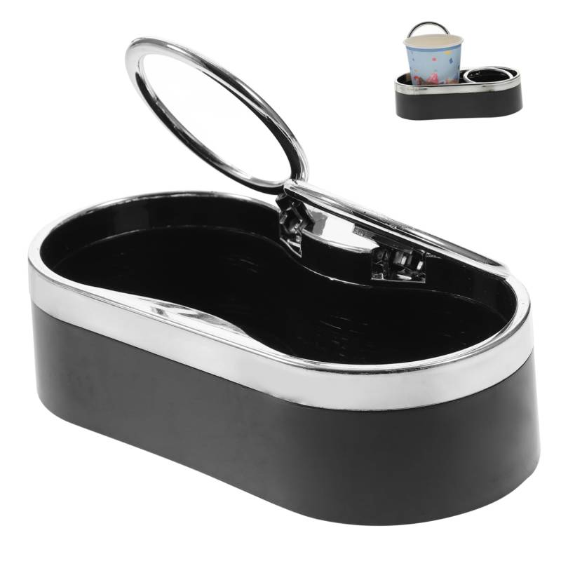 CLISPEED 1 Stück Autowasserbecherhalter Cupeholder Tragbar Auto Trinkt Getränkehalter Im Auto Gestell Doppelt Multi Auto-trinkgeschirr Cup -Halter Für Auto Tassenhalter Auto Tasse Black von CLISPEED