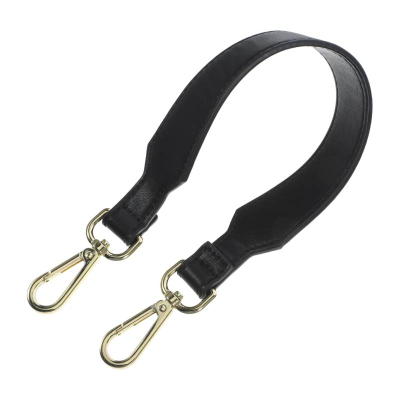 CLISPEED 1 Stück Schultergurt Der Handtasche Weiß Tragetasche Wohnung Klobig Geldbeutel Reparatur Taschengurt Abnehmbar Austausch des Oberen Tragegriffs Tragen Echtes Leder Black von CLISPEED
