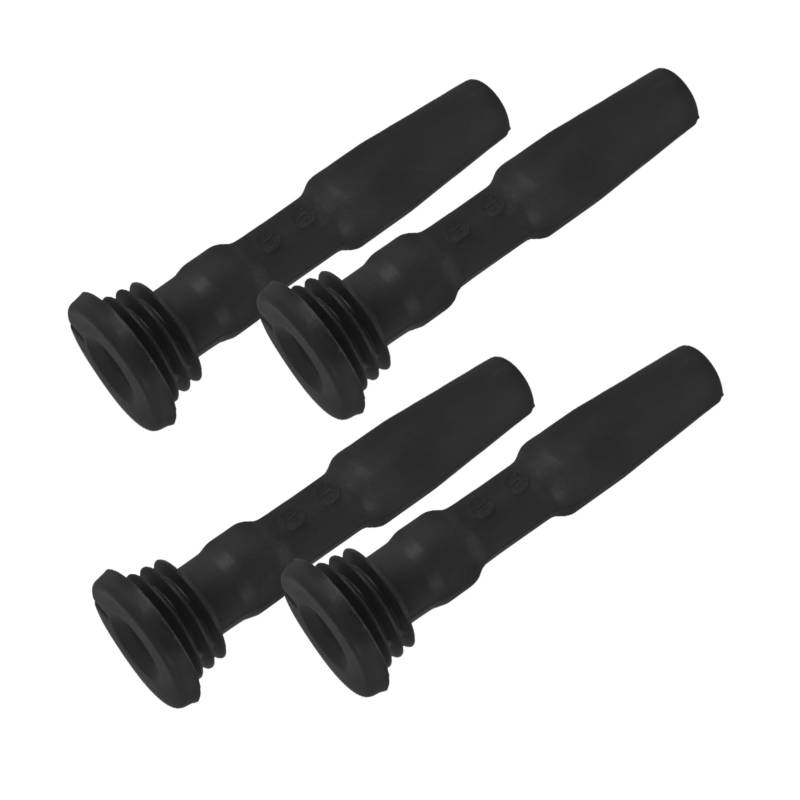 CLISPEED 4 Stück Gummimanschette Der Zündspule Zündkerzen-gummimanschette Austausch Des Zündspulensteckers Zündspulenmanschette Zündkerzen-gummistiefel Fürs Auto Boot-plug-boot Black von CLISPEED