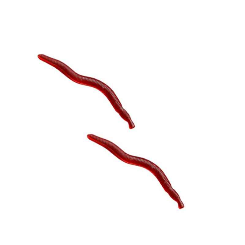 CLISPEED Bionic Worms 4 Cm Lebensechte Kunstköder Fischiger Geruch Für Sanftes Angeln von CLISPEED
