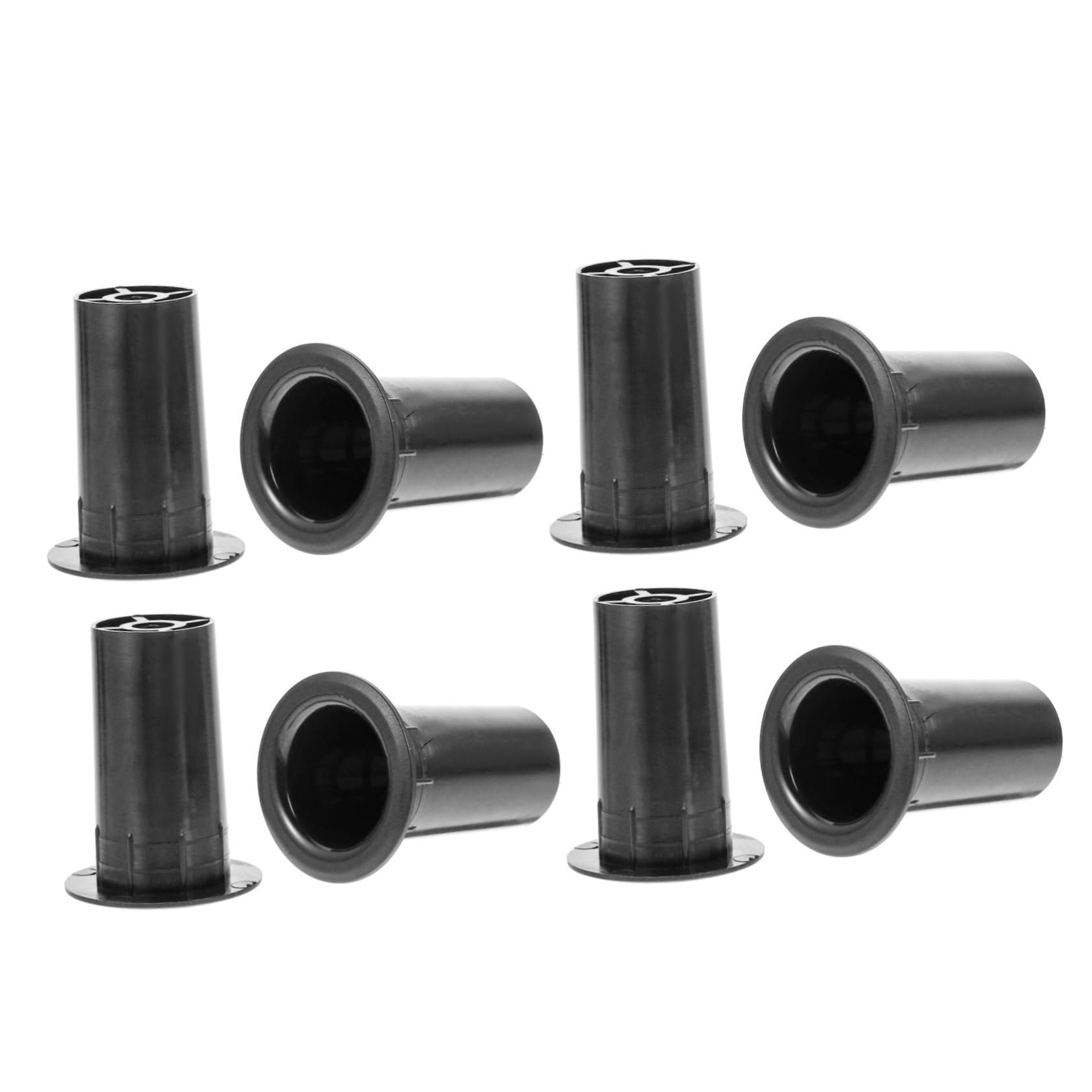 CLISPEED 8 Stück Schallschlauch für Lautsprecher Sprecherlüftungsöffnungen Loch Bass Teile Hafen mit Subwoofer-Anschlussrohr Sprecher Pod Lautsprecheranschluss Anschlussrohre Abs Schwarz von CLISPEED