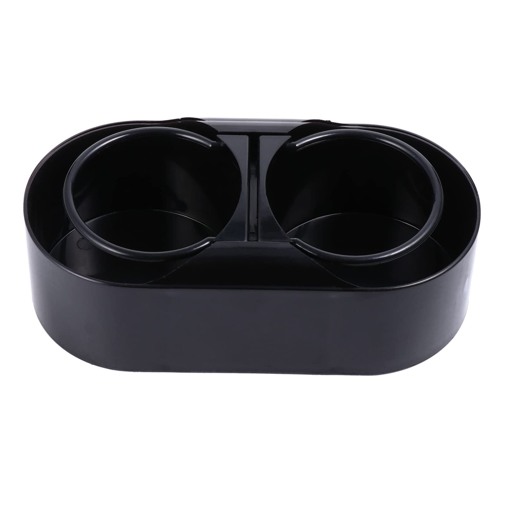 CLISPEED Auto Getränkehalter Autocuphalter Auto Flaschenhalter Wasserflaschenhalter Getränkehalter Im Auto Doppelt Träger Cupeholder Becherhalter Fürs Auto Plastik Black von CLISPEED
