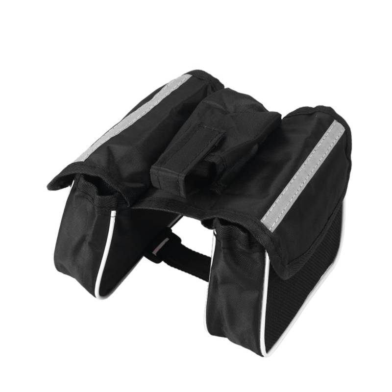 CLISPEED Mehrzweck-lenkertasche Fahrrad-lenkertasche Schwarze Reflektierende Streifen Stabiler Rahmen Zufälliger Stil von CLISPEED