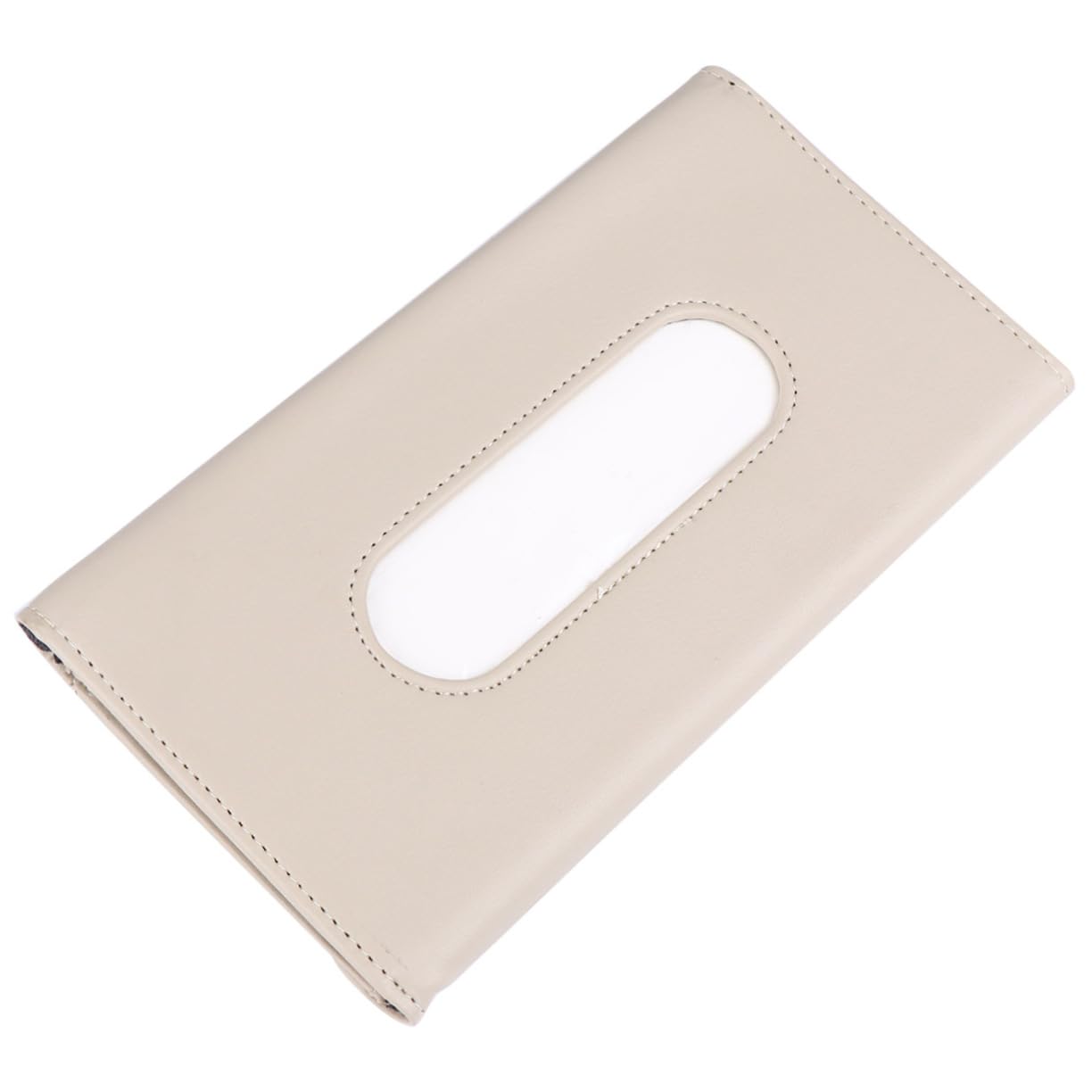 CLISPEED Kasten Auto Papier schachtel Serviettenhalter für Sonnenblende Liste Auto taschentuchhalter car Tissue Holder taschentuchbox-Halter automatischer Taschentuchhalter Beige von CLISPEED