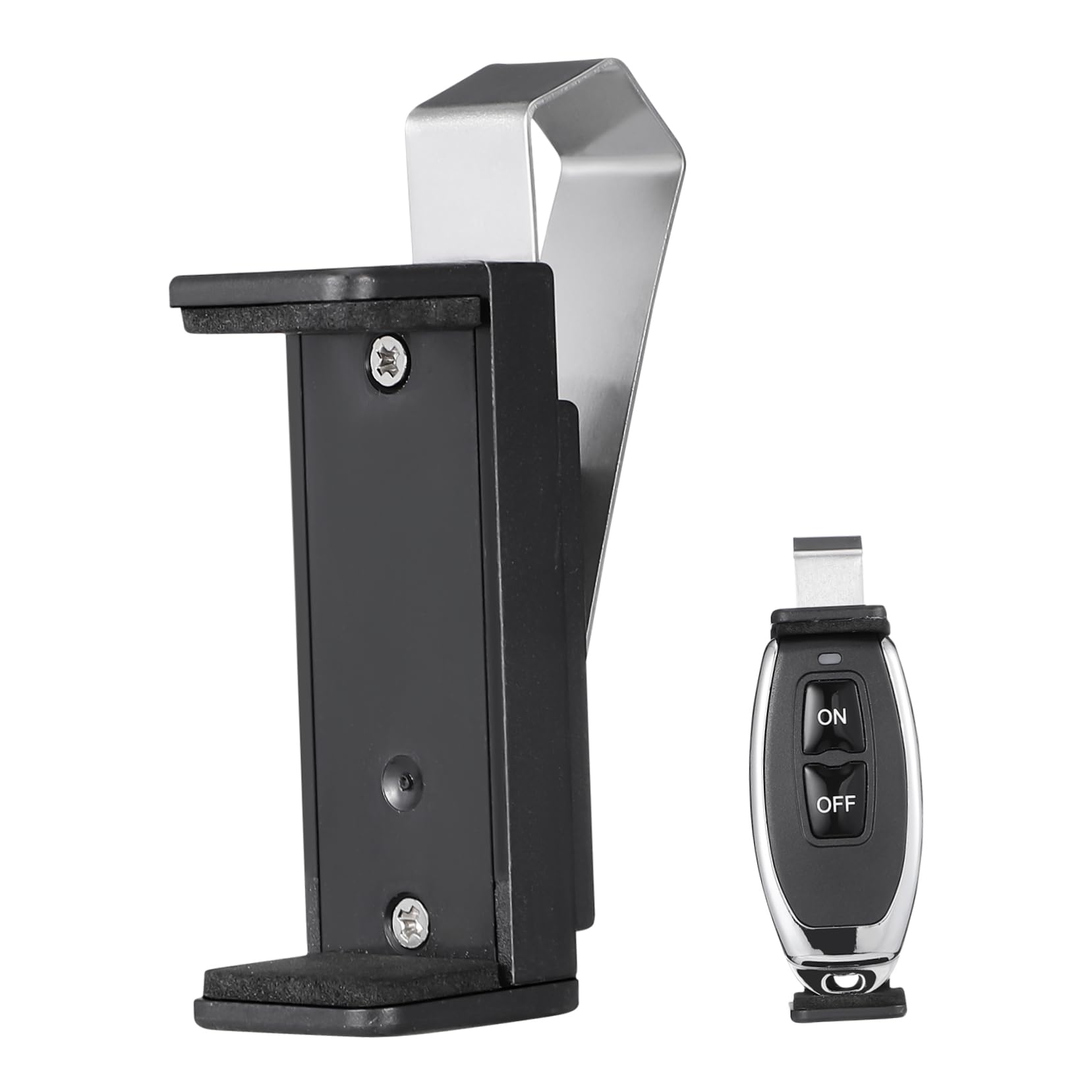 CLISPEED Sonnenblendenclip montieren Fernvisier-Clip Fernbedienungshalter Handwerker Schutz Tür Clip für Garagentor-Fernbedienung Visierclips für die Autogarage Rostfreier Stahl Schwarz CLISPEED Sonnenblendenclip montieren Fernvisier-Clip Fernbedienungshalter Handwerker Schutz Tür Clip für Garagentor-Fernbedienung Visierclips für die Autogarage Rostfreier Stahl Schwarz von CLISPEED