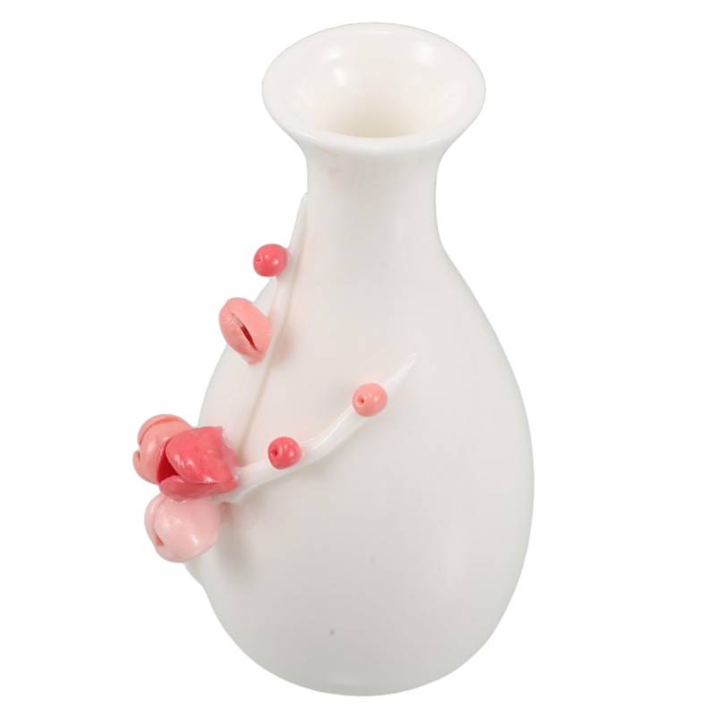 CLISPEED Handgefertigte Keramikvase Für Blumen Dekorativer Blumentopf Für Rv Elegante Vase Für Home Decor Einzigartiger Blumenhalter Für Büro Und Wohnzimmer von CLISPEED