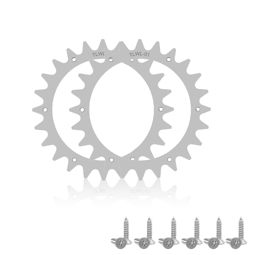 CLIUNT Edelstahl Mähroboter Spikes für Modell Worx S/M, Edelstahlschrauben Spikes, mit 12x Edelstahl Schrauben, für Mähroboter Rasenmäher (205mm, 2pcs) von CLIUNT