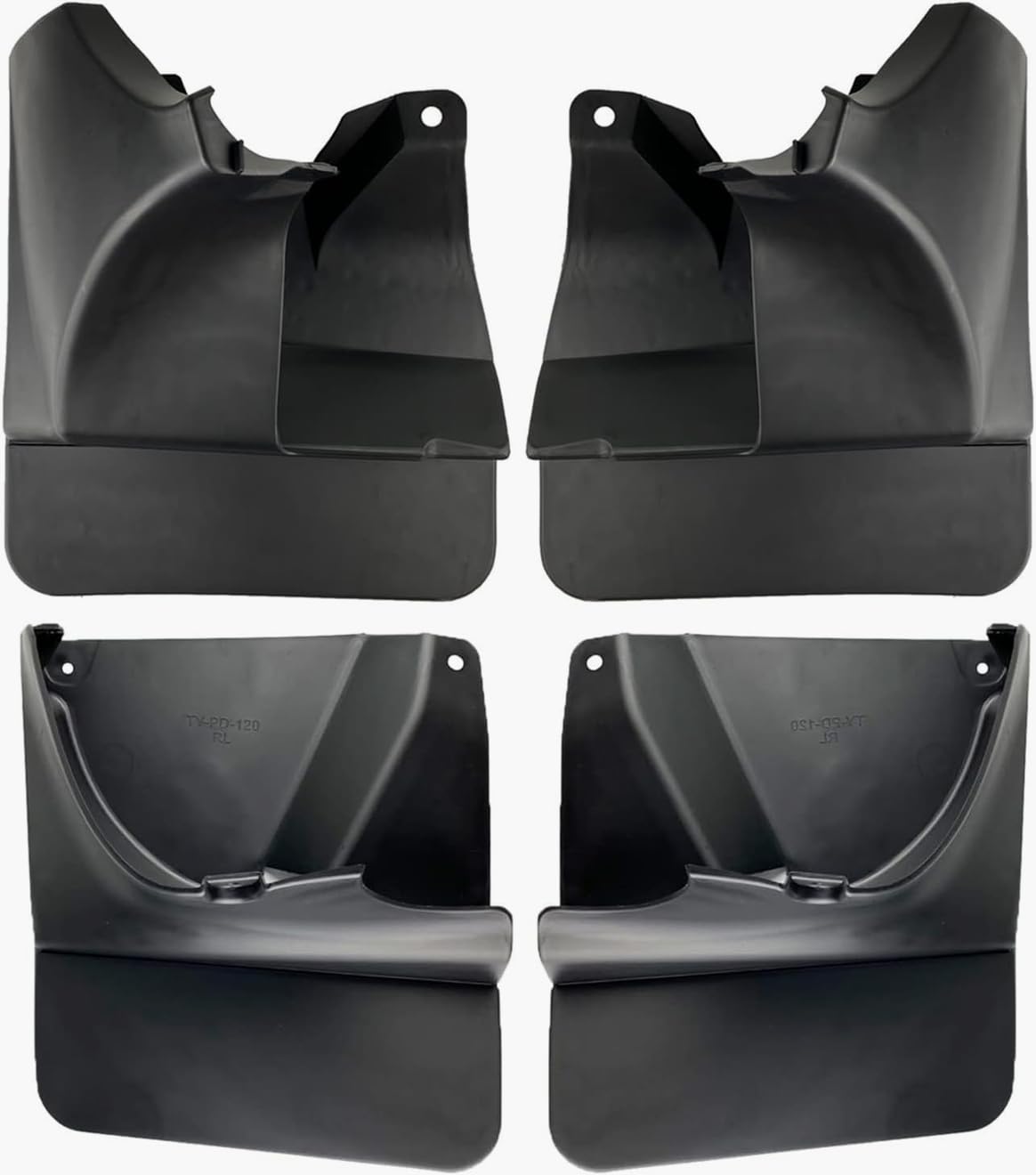 Für Toyota Für Land Cruiser Für Prado FJ120 120 2003-2009 Geformte Schmutzfänger Spritzschutz Kotflügel Vorne Hinten Kotflügel Autorad Kotflügel(Front Rear) von CLLTCOZR