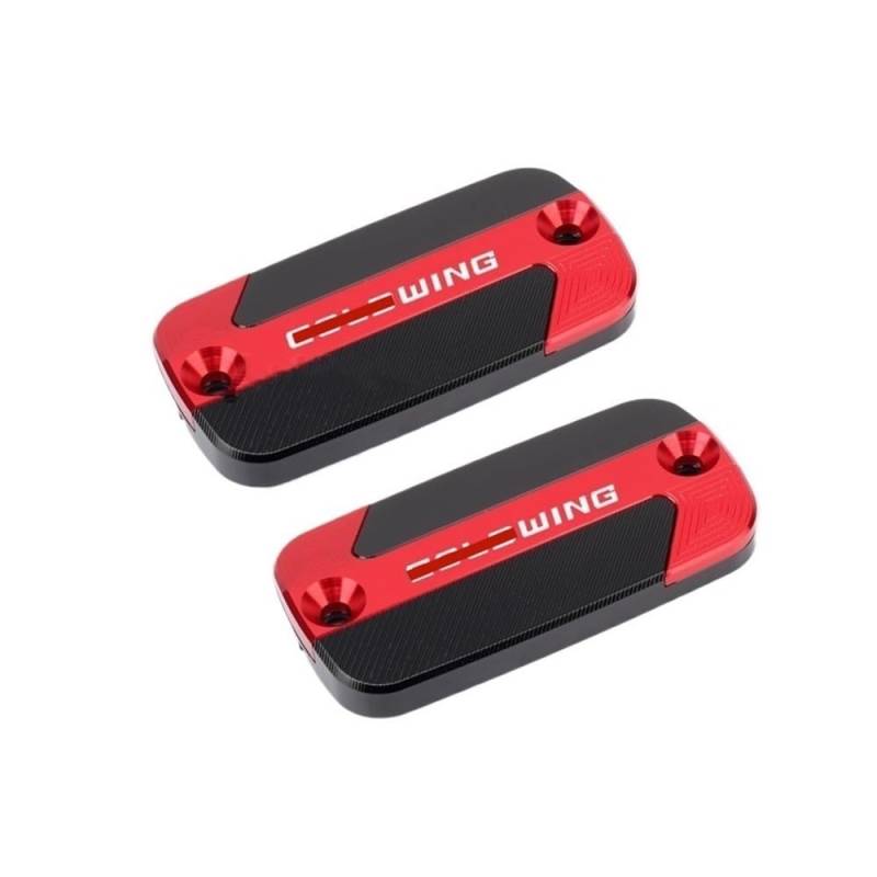 Bremsflüssigkeitsbehälter Kappe Für Go&ldwing 1800 Go&ldwing 1800 1500 GL1800 Motorrad CNC Front Brems Flüssigkeit Reservoir Öl Tasse Kappe Master Zylinder Abdeckung von CLPMMUX