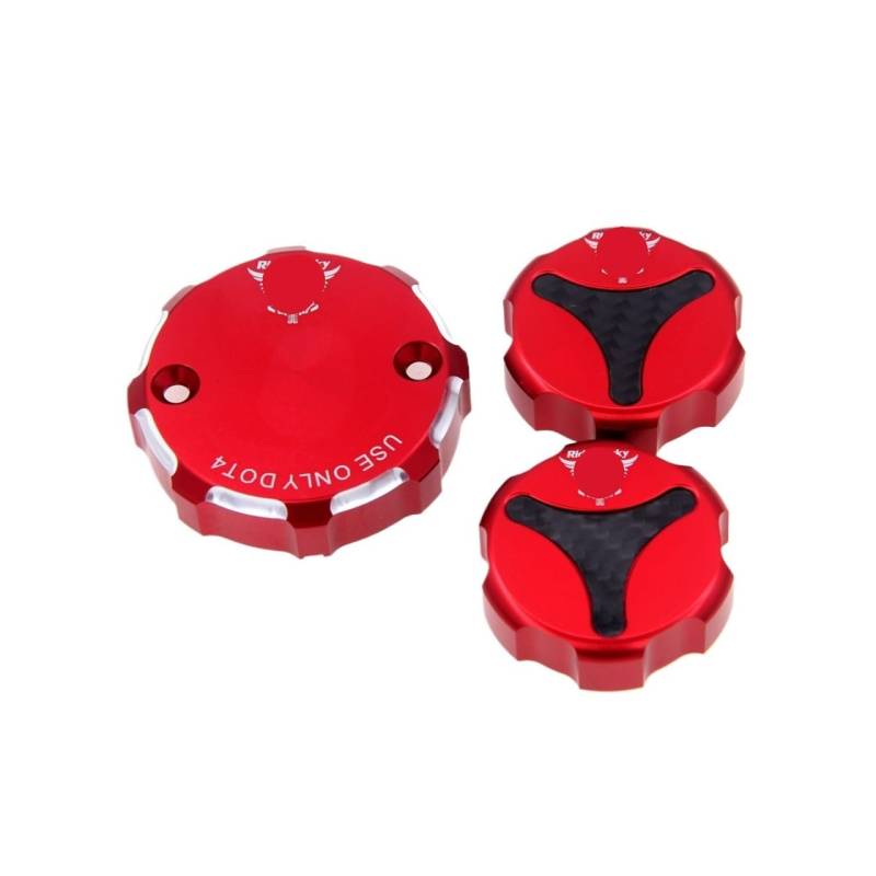 Bremsflüssigkeitsbehälter Kappe Für Panigale V4/S/R 2018-2022 Motorrad Bremse Kupplung Bremsflüssigkeitsbehälter Abdeckkappe von CLPMMUX