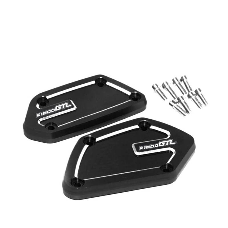 Bremsflüssigkeitsbehälter Kappe Motorrad CNC Vorderradbremsflüssigkeitsbehälterdeckel Abdeckung Kupplungsflüssigkeitsbehälterdeckel Für K1600GT K1600GTL K 1600 GT GTL 2016-2021 von CLPMMUX