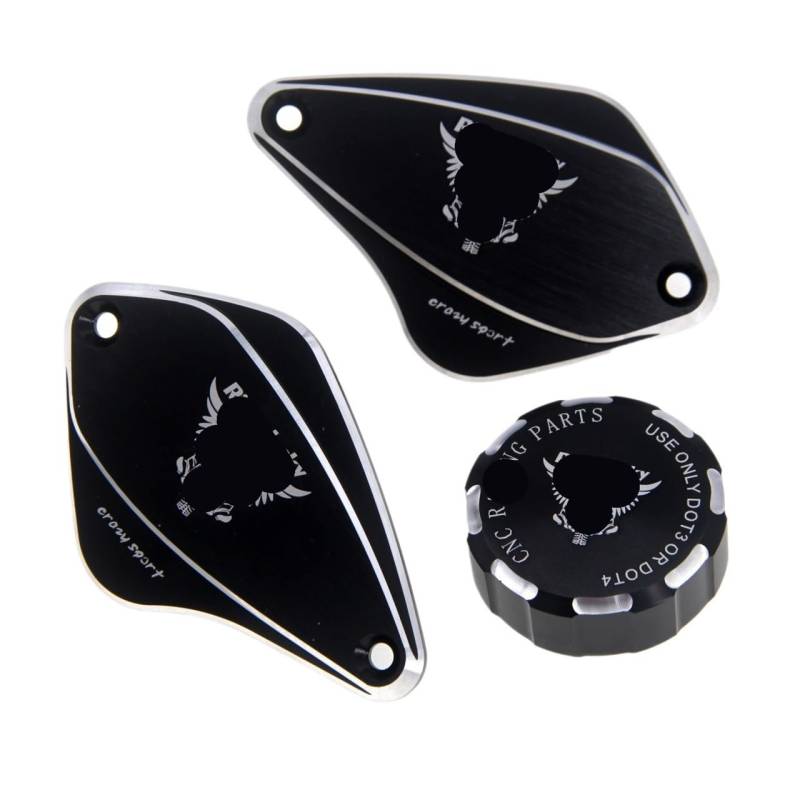 Bremsflüssigkeitsbehälter Kappe Motorrad Kupplung Bremse Bremsen Flüssigkeit Reservoir Abdeckung Kappe Für DIAVEL 1260 1260S AMG 2010-2022 von CLPMMUX