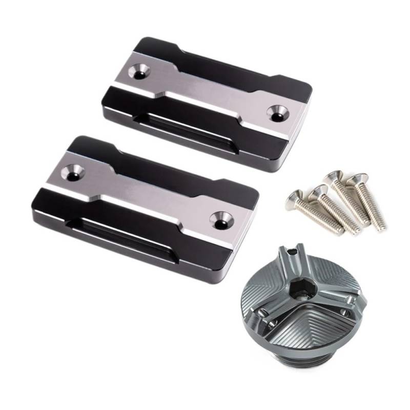 Bremsflüssigkeitsbehälter Kappe Motorrad Vorderradbremsflüssigkeitsbehälterdeckel Tankdeckel Schutz Zubehör Für Bandit S650 600 650 1200 1250 1250 S von CLPMMUX