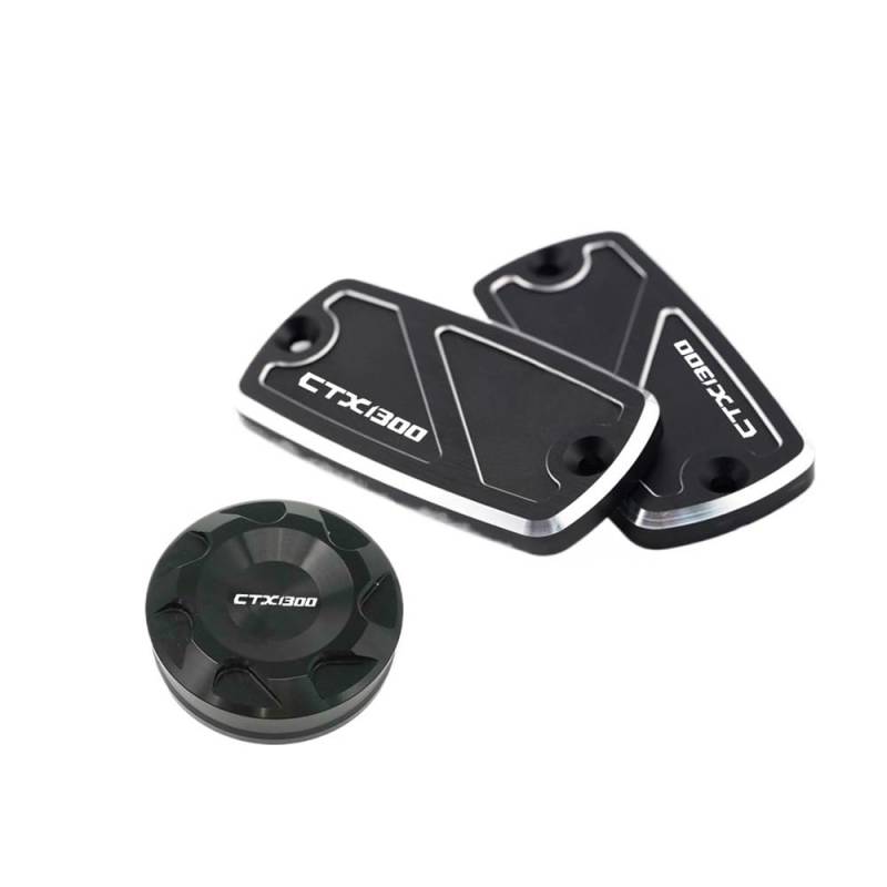 Bremsflüssigkeitsbehälter Kappe Motorrad Vorne Hinten Hauptbremszylinder Flüssigkeit Reservoir Abdeckung CNC Für CTX 1300 CTX1300 2014-2017 2016 2015 von CLPMMUX