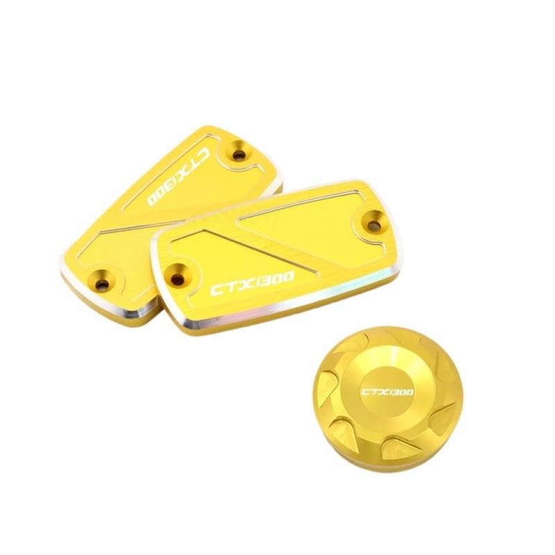 Bremsflüssigkeitsbehälter Kappe Motorrad Vorne Hinten Hauptbremszylinder Flüssigkeit Reservoir Abdeckung CNC Für CTX 1300 CTX1300 2014-2017 2016 2015 von CLPMMUX