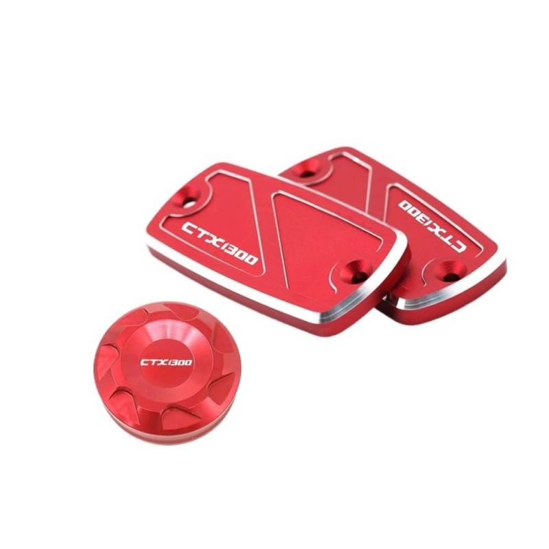 Bremsflüssigkeitsbehälter Kappe Motorrad Vorne Hinten Hauptbremszylinder Flüssigkeit Reservoir Abdeckung CNC Für CTX 1300 CTX1300 2014-2017 2016 2015 von CLPMMUX