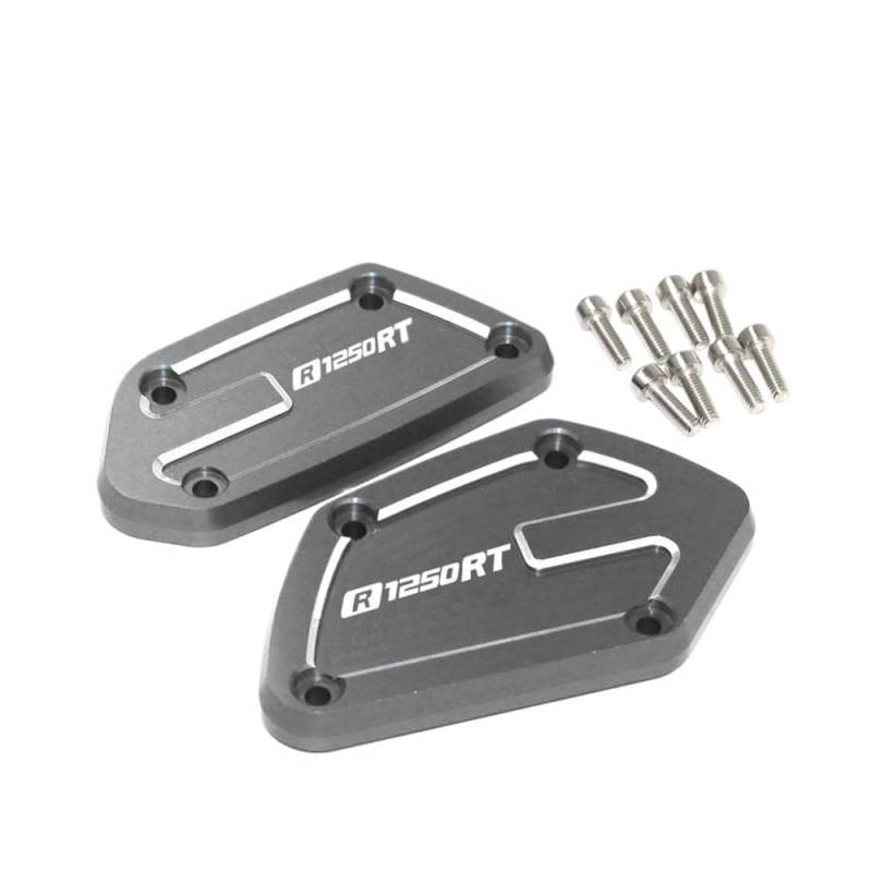 Bremsflüssigkeitsbehälter Kappe Motorradzubehör CNC-Aluminium-Vorderradbremskupplungsflüssigkeitsbehälterdeckel Tankdeckel Für R1200RT R 1200 RT R1250RT 1250 von CLPMMUX