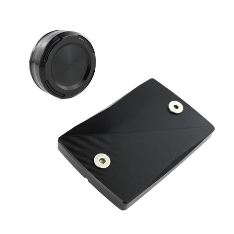Bremsflüssigkeitsbehälter Kappe Vorderer Und Hinterer Bremsflüssigkeitsbehälterdeckel, CNC-Aluminium-Hauptzylinder-Behälterdeckel Für MT-09 TRACER/MT09 2013–2019 von CLPMMUX