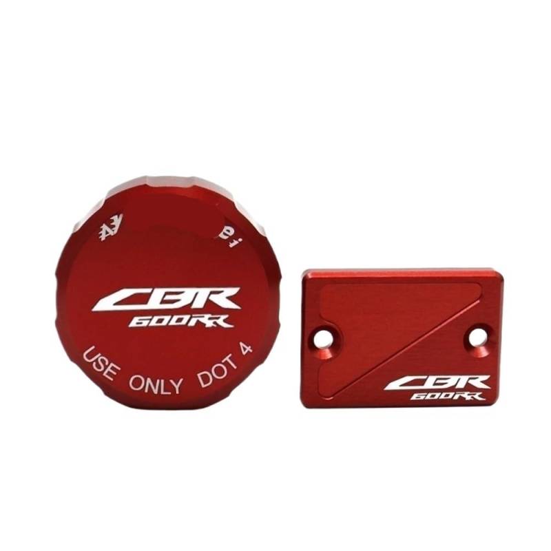 Bremsflüssigkeitsbehälter Kappe Vorne Hinten Brems Reservoir Abdeckung Motorrad Hauptzylinder Öl Flüssigkeit Kappe Für CBR600RR CBR 600RR CBR600 RR 2007-2022 von CLPMMUX