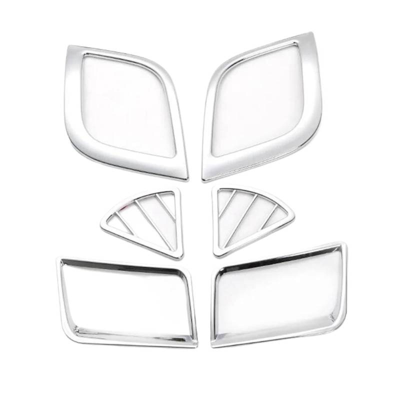 6 Teile/satz Auto Innen Air Outlet Dekoration Ring Für Hyundai Für Solaris Für Verna Für Accent Limousine Fließheck 2011-2015 Auto Zubehör von CLVCCZTZGW