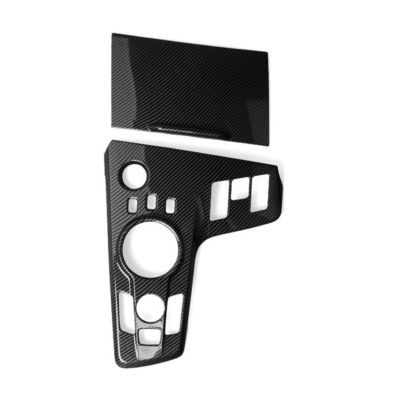 Auto Center Control Panel Schalthebel Abdeckung Zentrale Aufkleber Schutz Aufkleber Für Kia Für Sportage NQ5 2022 2023 Links Hand Stick Auto Zubehör(Kohlefaser) von CLVCCZTZGW