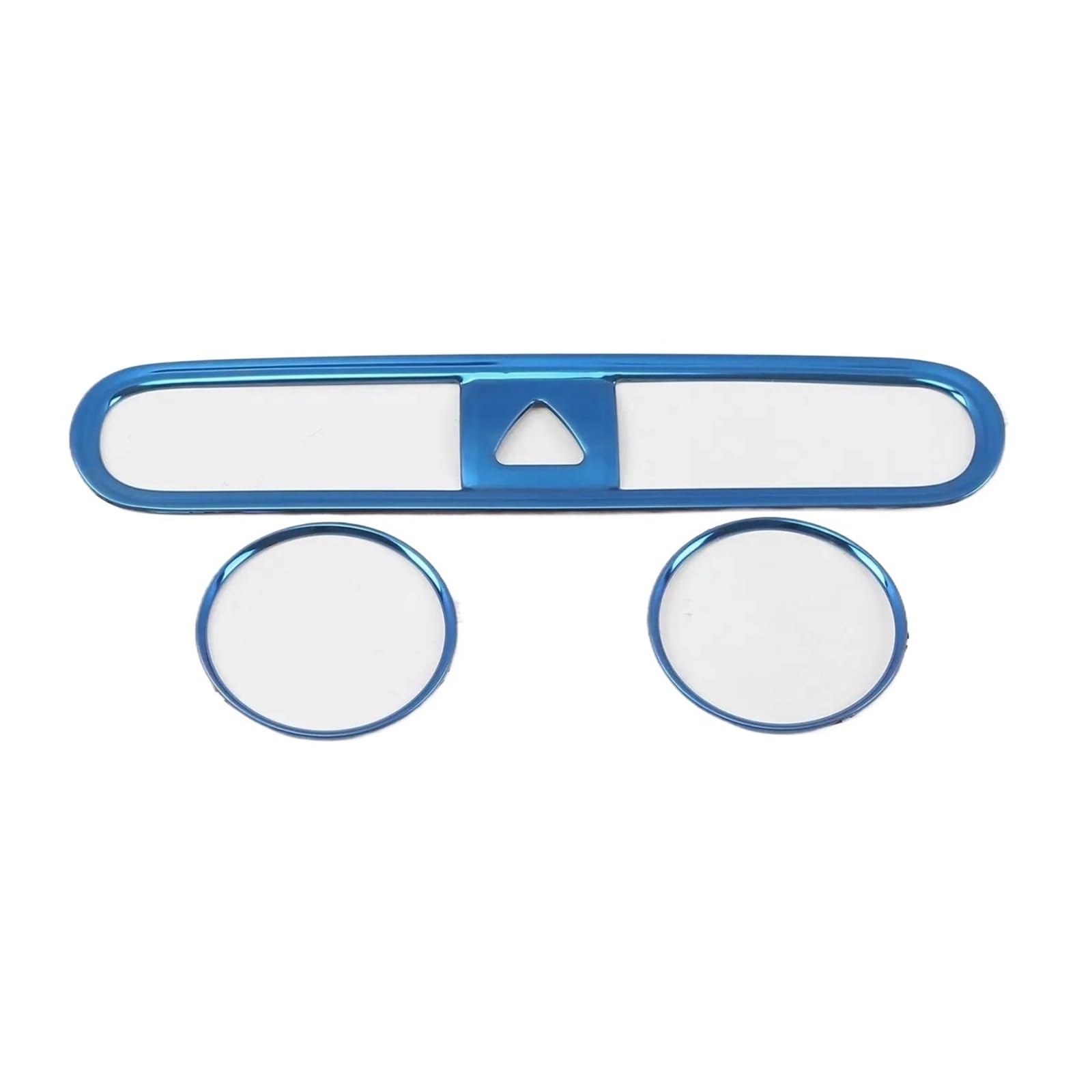 Auto Center Klimaanlage AC Outlet Vent Rahmen Formabdeckung Trim Für Hyundai Für Kona Für Encino Für Kauai 2020 2019 2018 Auto Zubehör(Steel Blue 3PCS) von CLVCCZTZGW