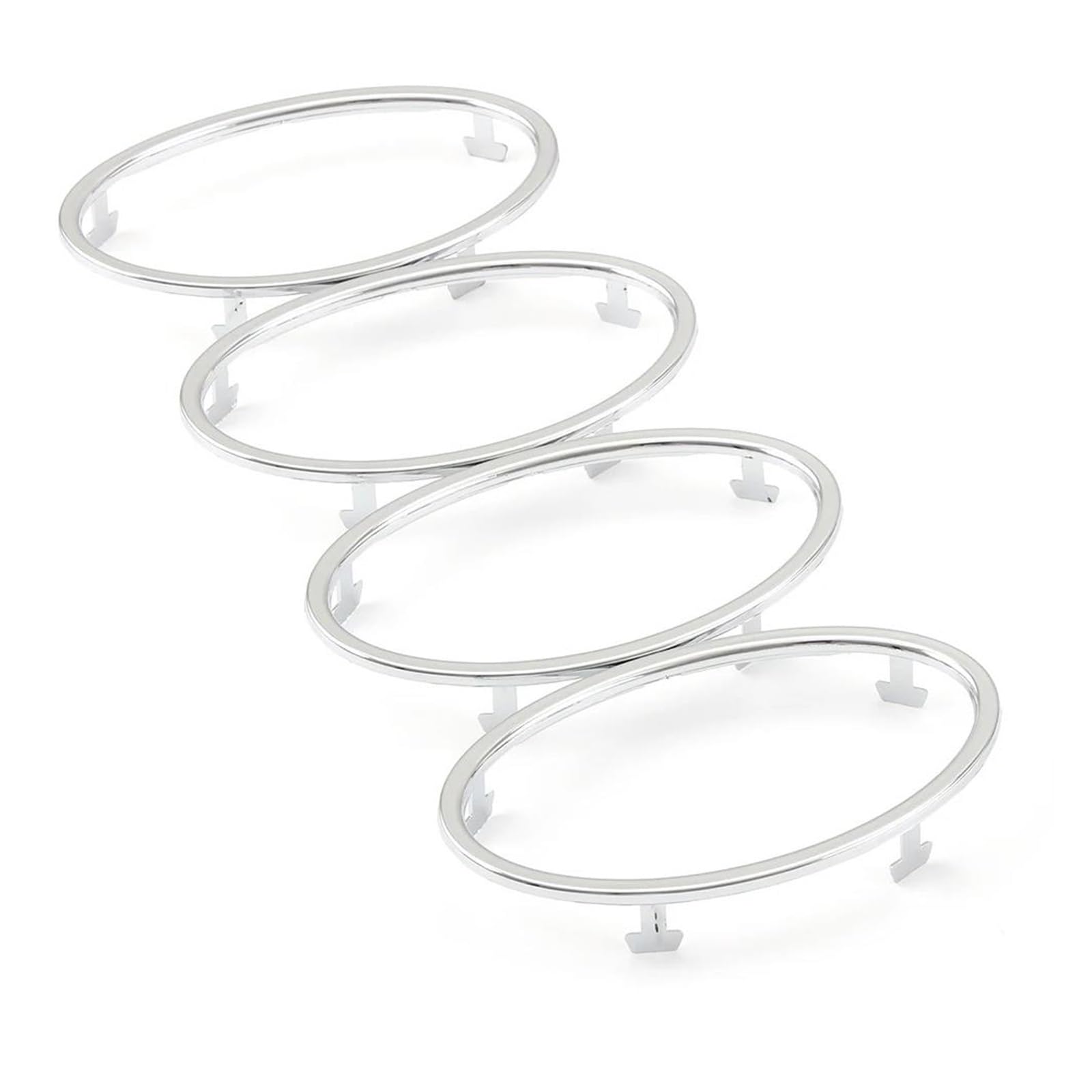 Auto-Klimaanlagen-Steckdosendekoration Für F&ord Für Focus 2 MK2 2005 2006 2007 2008 2009 2010 2011-2013 Auto Zubehör(Bright 4pcs) von CLVCCZTZGW