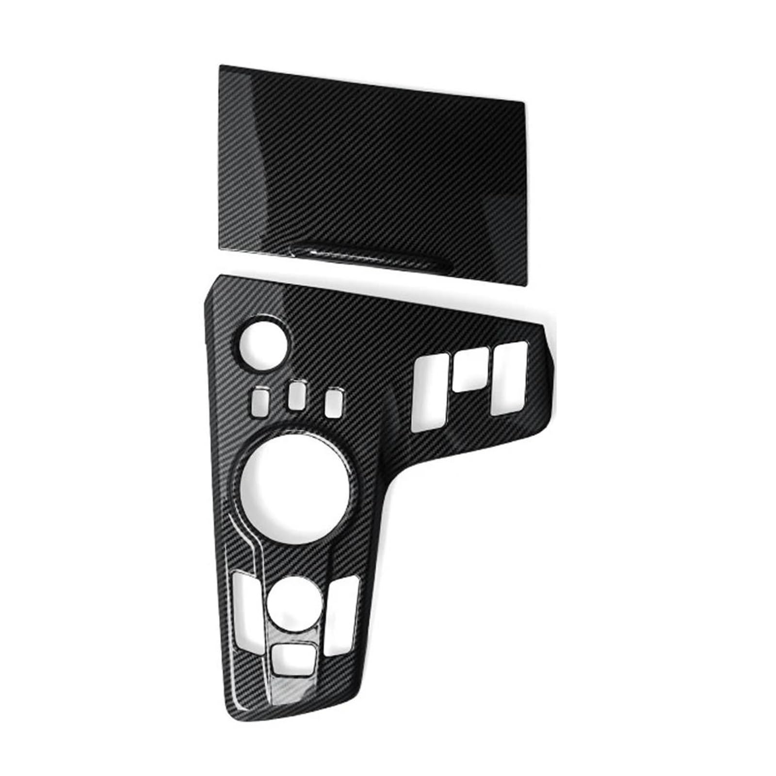 Für Kia Für Sportage NQ5 2022 2023 Links Hand Stick Auto Center Control Panel Schalthebel Abdeckung Zentrale Aufkleber Schutz Aufkleber Auto Zubehör(Kohlefaser) von CLVCCZTZGW