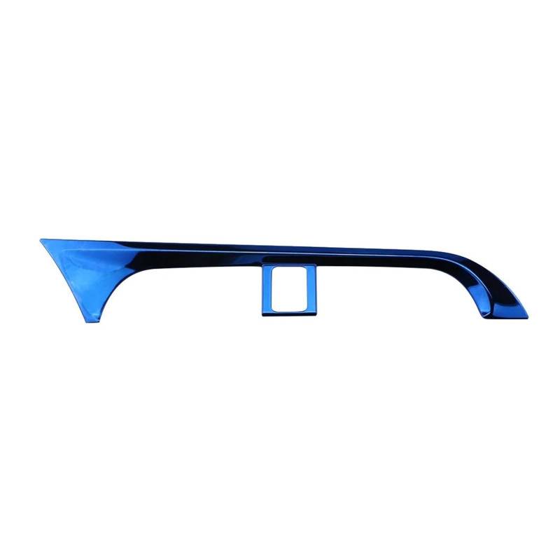 Für N&issan Für Kicks 2017-2021 LHD Edelstahl Auto Center Klimaanlage A/C Outlet Vent Abdeckung Trim Auto Zubehör(Blue) von CLVCCZTZGW