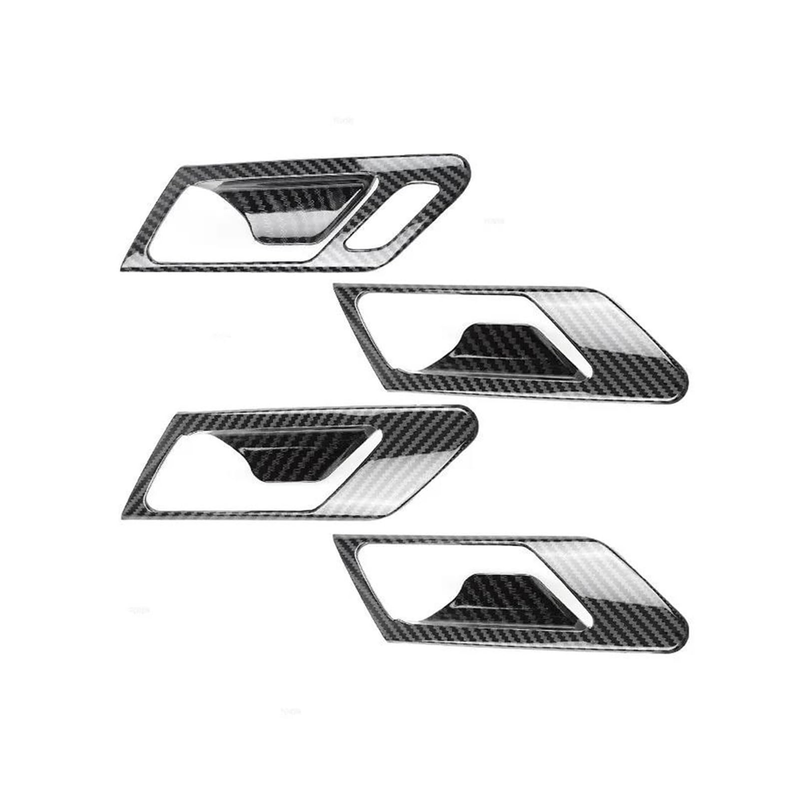 Für VW Für Golf 6 MK6 2008-2013 LHD/RHD Auto Innen Tür Griff Pull Bowl Rahmen Abdeckung Trim Auto Zubehör(LHD) von CLVCCZTZGW