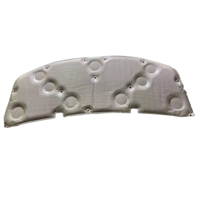 CLWYWUL Auto Dämmatte Motorhaube Kompatibel Mit Benz Für W177 A200 A180 2019 2020 2021 Auto-Motor-Isolierung Baumwolle Motorhaube Schalldichte Abdeckmatte Zubehör(Silver) von CLWYWUL