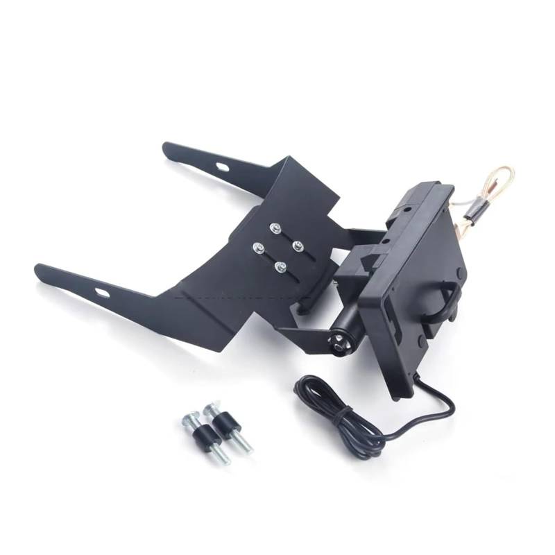 CLWYWUL Kompatibel Mit ADV 350 2021 2022 2023 Motorrad-GPS-Telefonnavigation GPS-Plattenhalterung Halter Anpassen Motorradzubehör Halterungen für Navigationsgeräte(Black B) von CLWYWUL