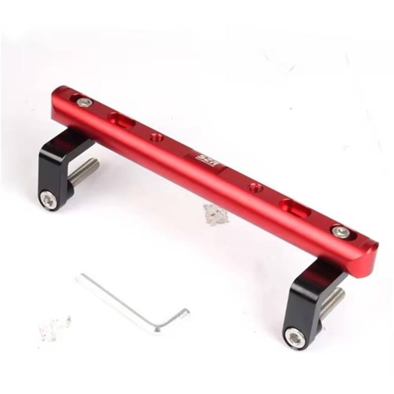 CLWYWUL Kompatibel Mit CB190R Balance Bar Lenker Querstange Telefonhalter GPS Navigationsplattenhalterung Motorradzubehör Halterungen für Navigationsgeräte(Red) von CLWYWUL