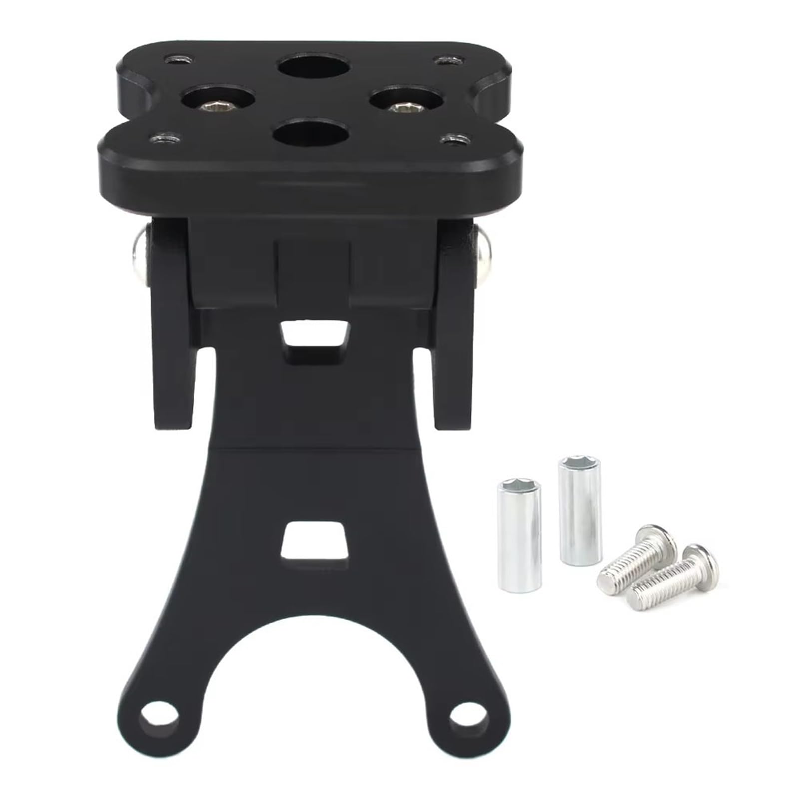 CLWYWUL Kompatibel Mit Ducati Für Panigale Für V2 2020 2021 2022 2023 2024 Für V4 2018 2019 2020 2021 2022 2023 2024 Motorrad-Navigationshalterung Halterungen für Navigationsgeräte(Black B) von CLWYWUL