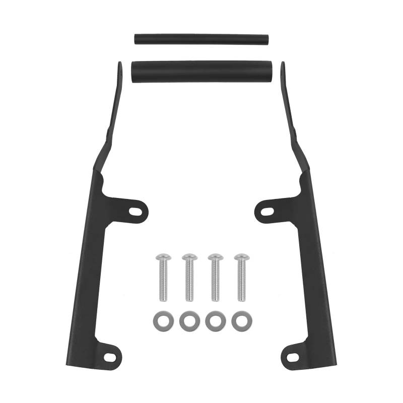 CLWYWUL Kompatibel Mit Forza 750 2021 2022 2023 2024 Motorrad-GPS-Navigationshalterung Dashcam-Rack-Halterung Telefonhalterung Halterungen für Navigationsgeräte(Black 12+22mm) von CLWYWUL