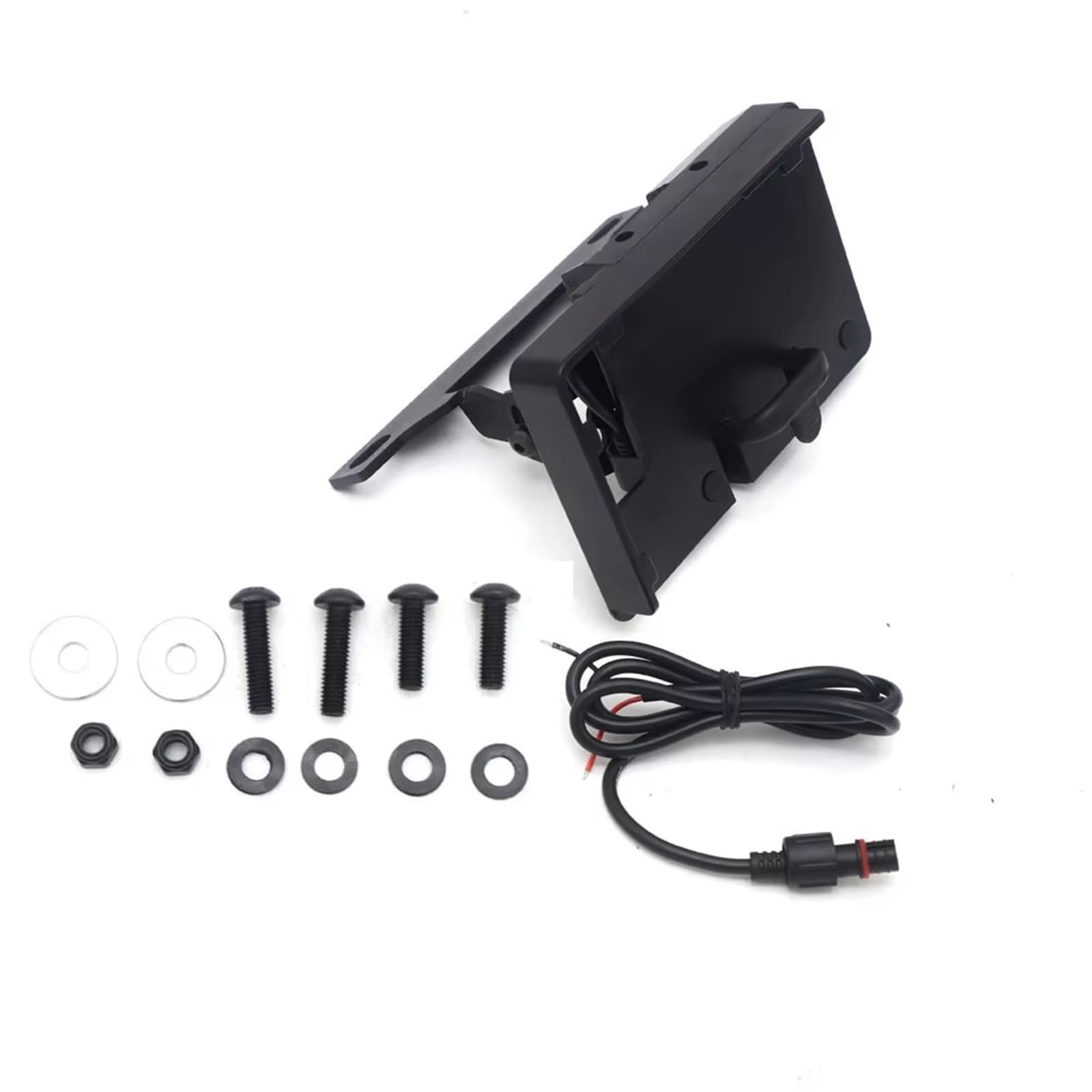 CLWYWUL Kompatibel Mit Suzuki Für VSTROM 650 2004 2005 2006 2007 2008 2009 2010 2011 Halterung Handy GPS Board Halterung Navigation Halterung Halter Halterungen für Navigationsgeräte(Black C) von CLWYWUL