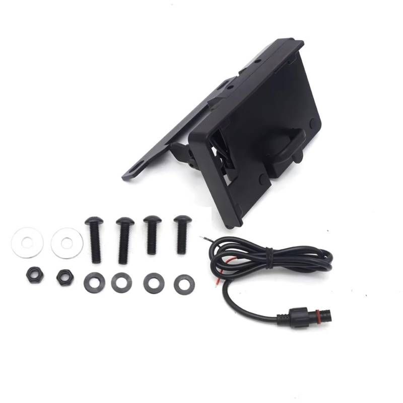 CLWYWUL Kompatibel Mit Suzuki Für VSTROM 650 2004 2005 2006 2007 2008 2009 2010 2011 Halterung Handy GPS Board Halterung Navigation Halterung Halter Halterungen für Navigationsgeräte(Black C) von CLWYWUL