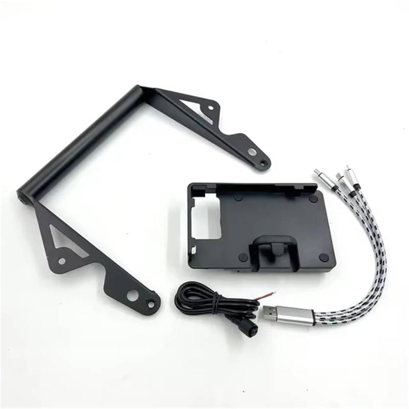 CLWYWUL Kompatibel Mit Tricity 155 2016 2017 2018 2019 2020 2021 Motorrad-Handy-GPS-Halterung Ständerhalter Telefonnavigations-Stützplatte Halterungen für Navigationsgeräte(Black C) von CLWYWUL