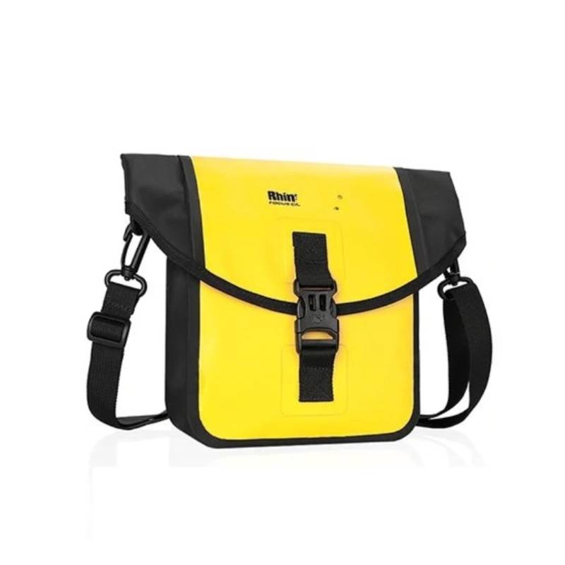 CLWYWUL Motorrad Hecktasche Moto Sattel Seite Werkzeug Kit Tasche Outdoor Reise Motorrad SideTool Gepäck Stoßstange Motor Pack wasserdichte Motorrad Tasche(Yellow) von CLWYWUL