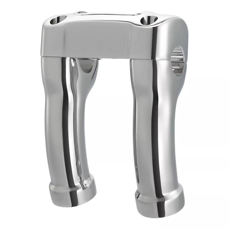 CLWYWUL Motorrad Lenkerklemme Kompatibel Mit Breakout FXBR 2023 Für Breakout 114 FXBRS 2018 2019 2020 Für Breakout FXBR 2018 2019 Motorrad 4" Lenker Riser 1" Top Clamp(Silver) von CLWYWUL